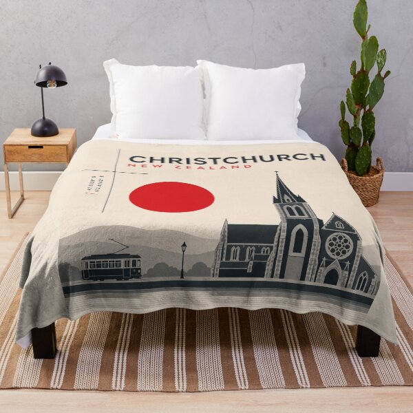 Item preview, Christchurch swiss style poster designed and sold by CMYKStudio.