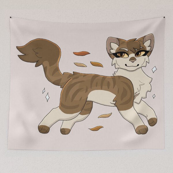 Item preview, Leaf Star - Fighting Felines designed and sold by HeneryettasArt.