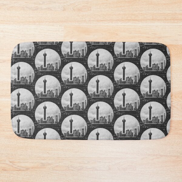 Item preview, Greyscale Oriental Pearl from The Bund designed and sold by Empathetic-Psychopath.
