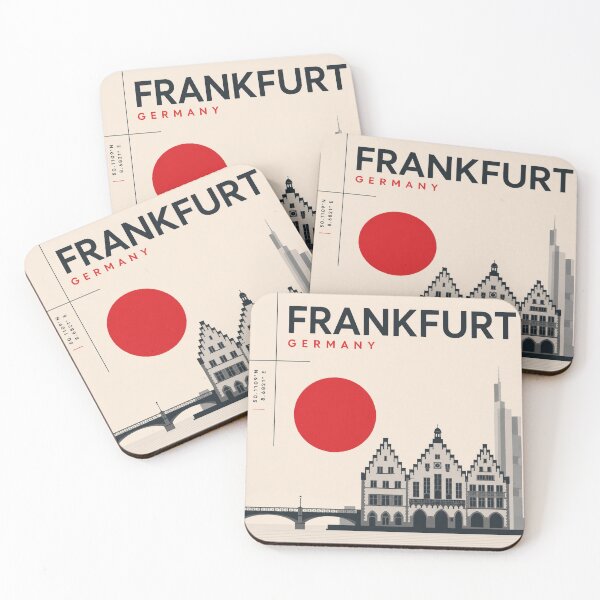 Item preview, Frankfurt swiss style poster designed and sold by CMYKStudio.