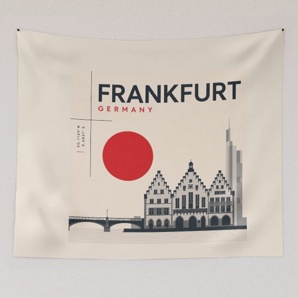 Item preview, Frankfurt swiss style poster designed and sold by CMYKStudio.