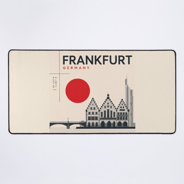 Item preview, Frankfurt swiss style poster designed and sold by CMYKStudio.