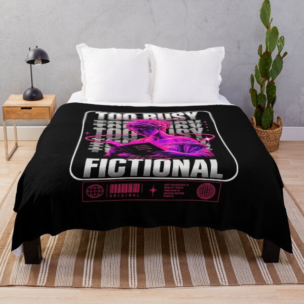 Item preview, Too Busy Being Fictional designed and sold by StockAnime.