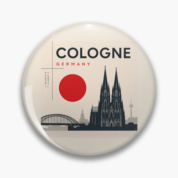 Item preview, Cologne swiss style poster designed and sold by CMYKStudio.
