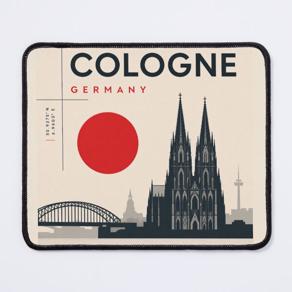 Item preview, Cologne swiss style poster designed and sold by CMYKStudio.