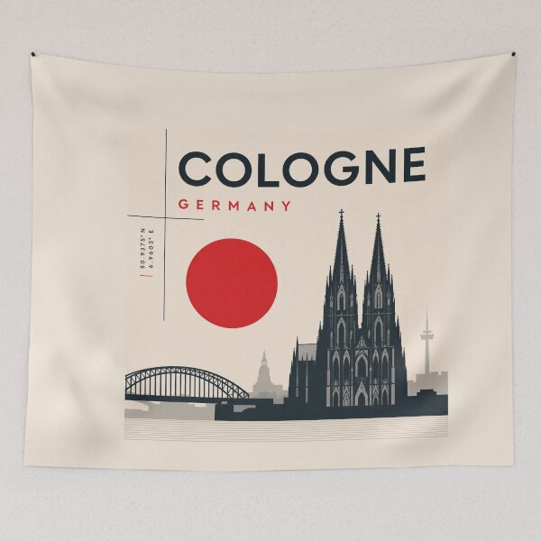 Item preview, Cologne swiss style poster designed and sold by CMYKStudio.
