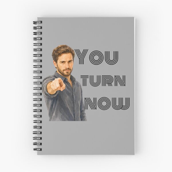 Item preview, You Turn Now - Motivational Pointing Man Art & Retro Typography  designed and sold by busesplace.