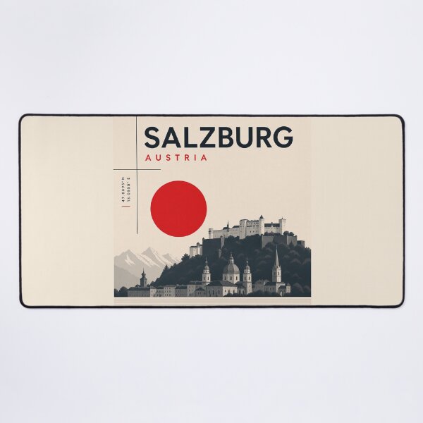 Item preview, Salzburg swiss style poster designed and sold by CMYKStudio.