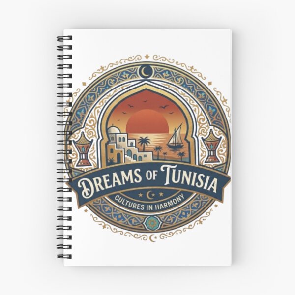 Item preview, Dreams of Tunisia - Mediterranean Vintage Heritage Badge designed and sold by Salma.Store.