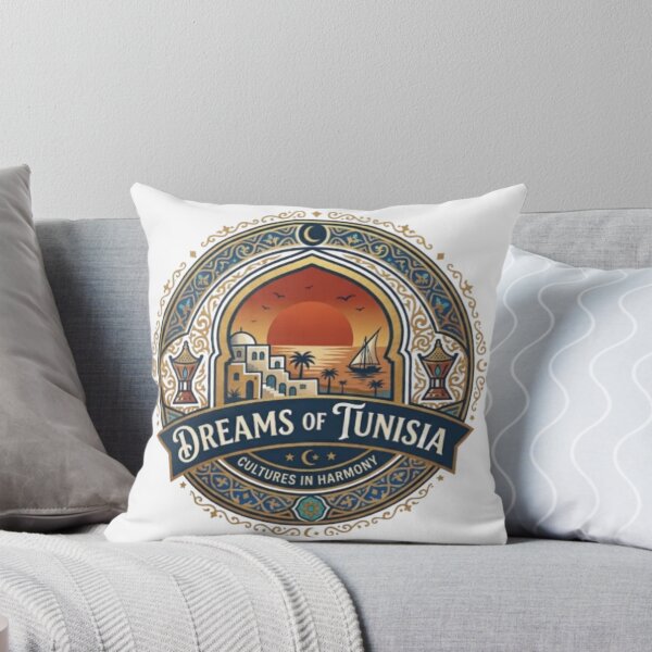 Item preview, Dreams of Tunisia - Mediterranean Vintage Heritage Badge designed and sold by Salma.Store.