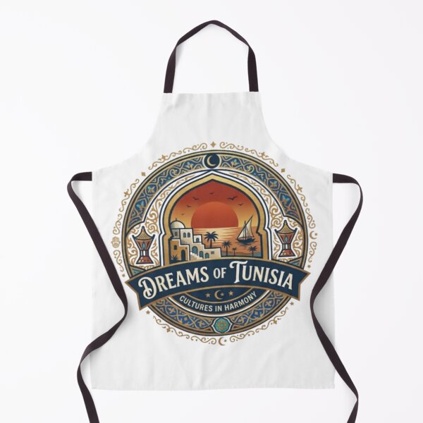 Item preview, Dreams of Tunisia - Mediterranean Vintage Heritage Badge designed and sold by Salma.Store.