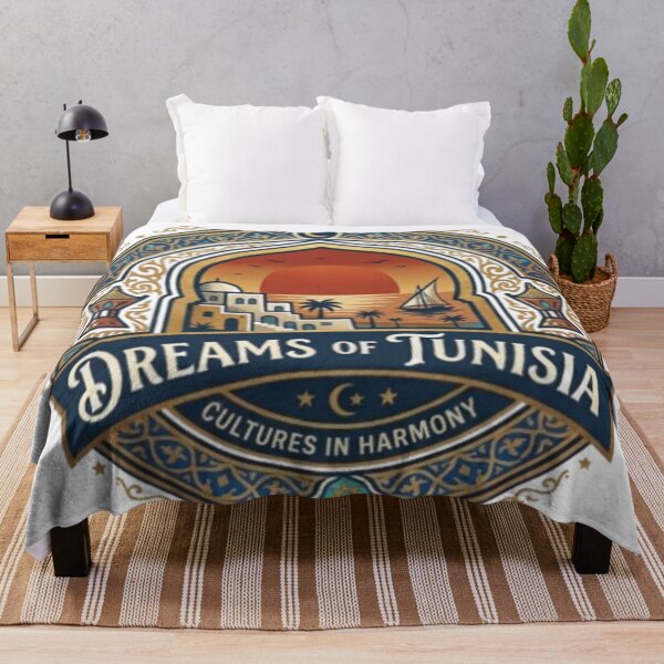 Item preview, Dreams of Tunisia - Mediterranean Vintage Heritage Badge designed and sold by Salma.Store.