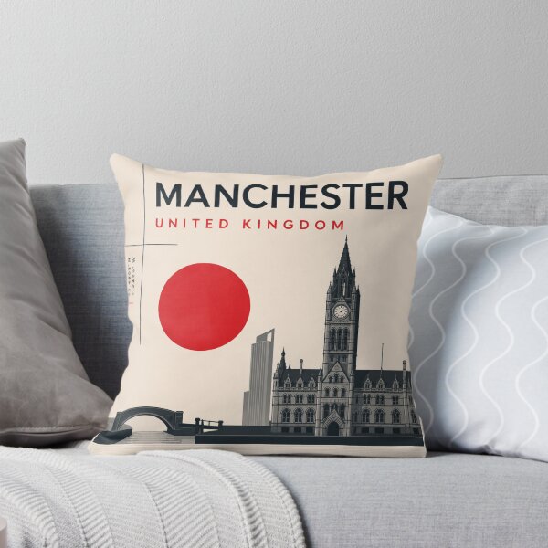 Item preview, Manchester swiss style poster designed and sold by CMYKStudio.
