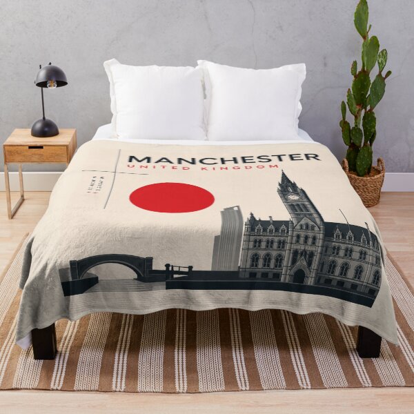Item preview, Manchester swiss style poster designed and sold by CMYKStudio.