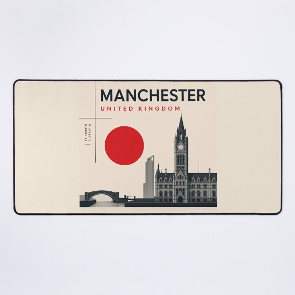 Item preview, Manchester swiss style poster designed and sold by CMYKStudio.