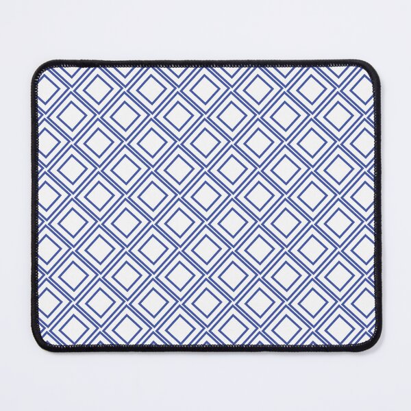 Item preview, Minimalist Geometric Blue Lattice Pattern designed and sold by BetweenForms.