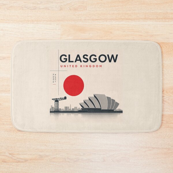 Artikelvorschau, Glasgow-Poster im Schweizer Stil entworfen und verkauft von CMYKStudio.