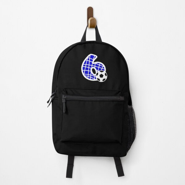 Item preview, Football Number 6 Blue Six No #6 designed and sold by Jeallan Designs.