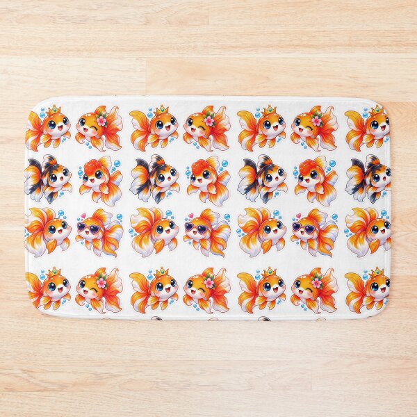Item preview, Cute Kawaii Goldfish Stickers Pack of 6 designed and sold by KrishAuraa.