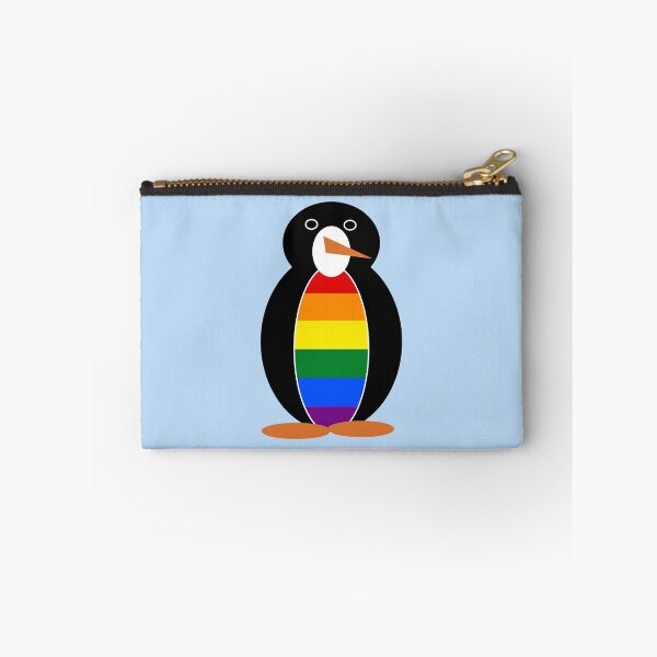 Item preview, Gay Pride Rainbow Flag Ms. Penguin Cute LGBTQ Design designed and sold by AuntieShoe.