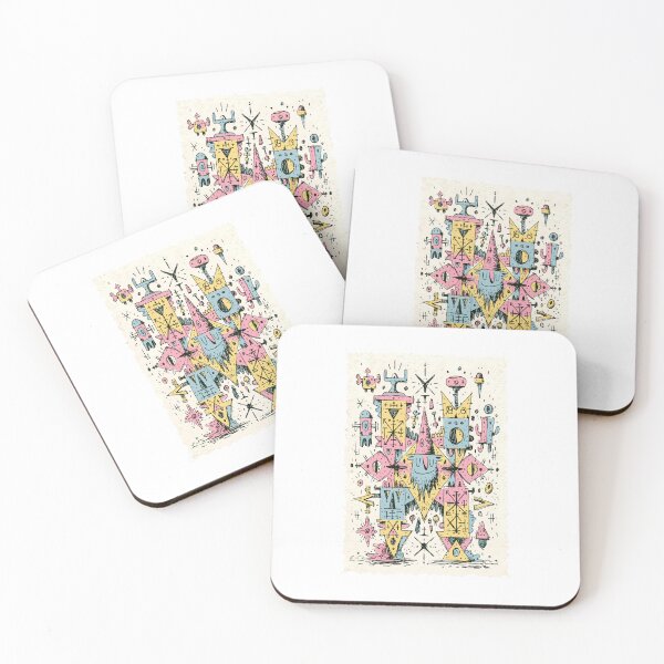Item preview, Intricate Abstract Doodle Monsters Artwork designed and sold by Romgora.