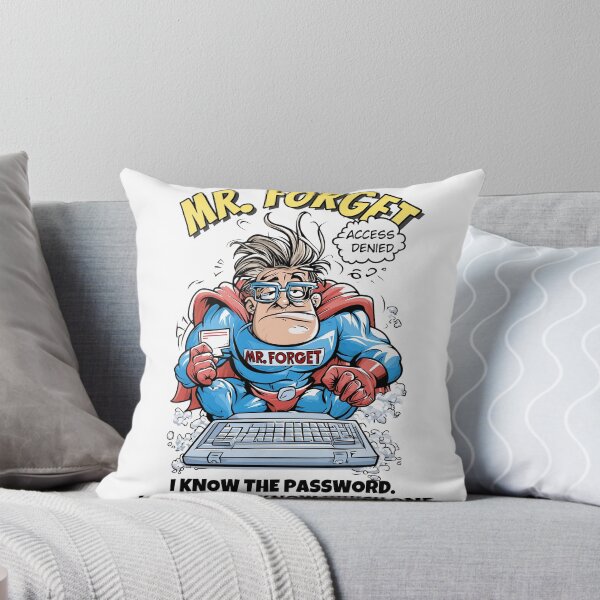 Item preview, Mr. Forget Funny Superhero – I Know the Password designed and sold by JacekKita.