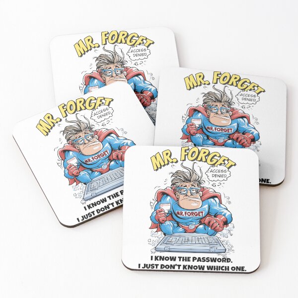 Item preview, Mr. Forget Funny Superhero – I Know the Password designed and sold by JacekKita.