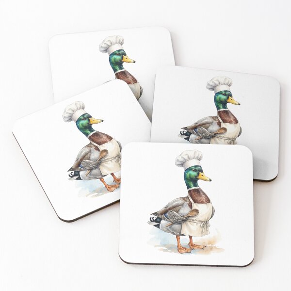 Item preview, Chef Mallard Duck Cooking designed and sold by Roy & Tiffany.