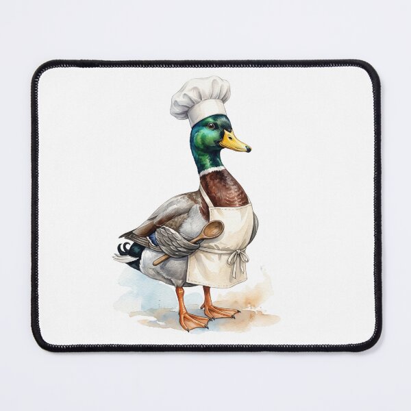 Item preview, Chef Mallard Duck Cooking designed and sold by Roy & Tiffany.