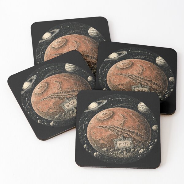Item preview, Mars Zoned | Retro Vintage Space Satire designed and sold by FadedFrequency.