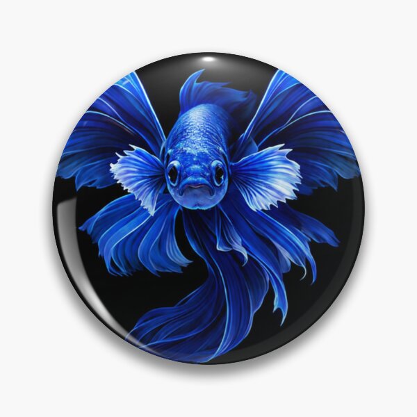 Item preview, Vibrant Siamese Fighting Fish Art designed and sold by Einkstudio.