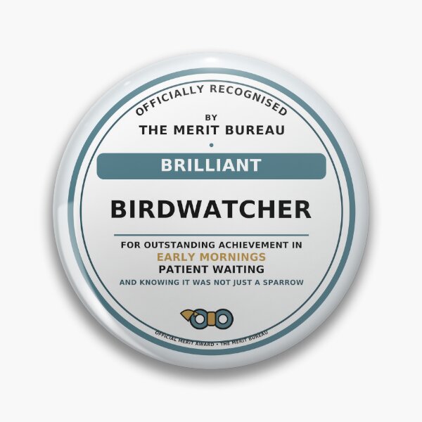 Item preview, Birdwatcher Gift | Brilliant Birdwatching Award designed and sold by TheMeritBureau.