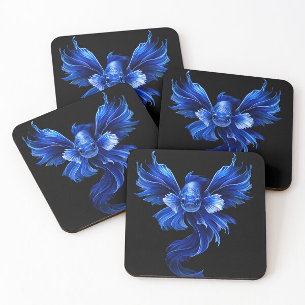 Item preview, Vibrant Siamese Fighting Fish Art designed and sold by Einkstudio.