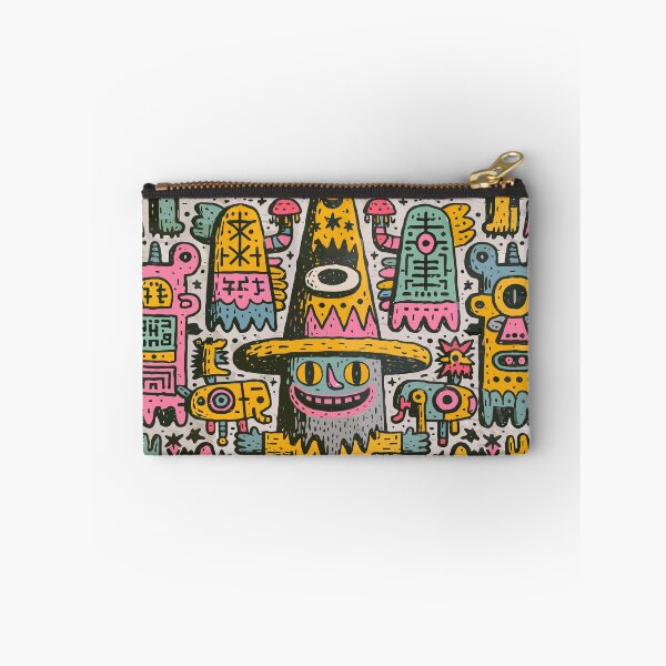 Item preview, Whimsical Doodle Monsters and Wizard Art designed and sold by Romgora.