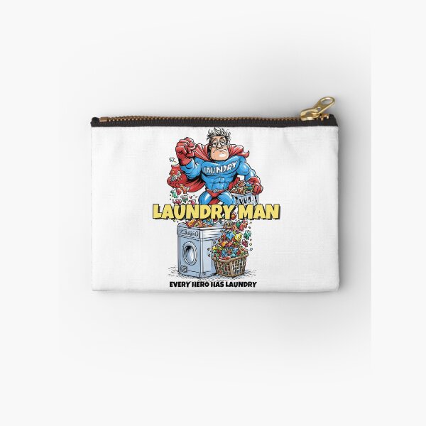 Item preview, Laundry Man Funny Superhero T-Shirt – Every Hero Has Laundry designed and sold by JacekKita.