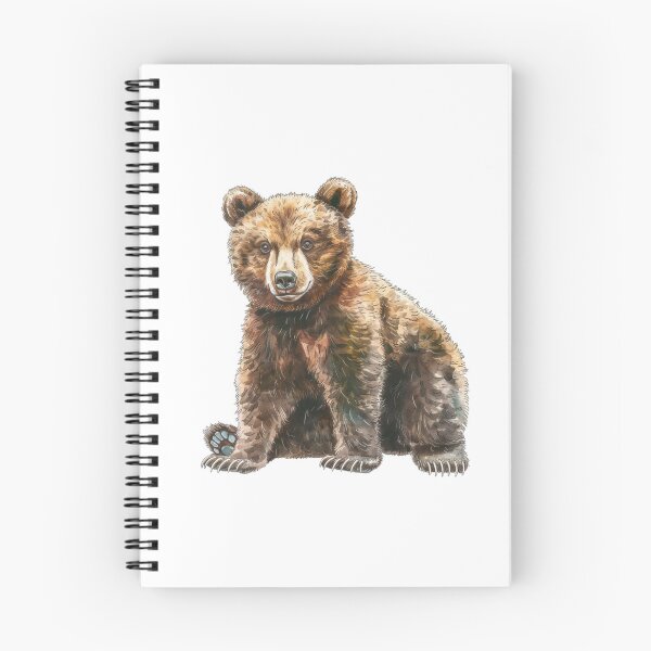 Item preview, Bear Cub | Cute Woodland Animal Watercolor Art designed and sold by Mandayartstudio.