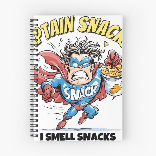 Item preview, Captain Snack Funny Superhero T-Shirt – I Smell Snacks designed and sold by JacekKita.