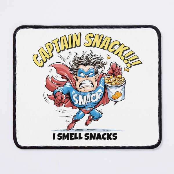 Artikelvorschau, Captain Snack Lustiges Superhelden-T-Shirt – Ich rieche Snacks entworfen und verkauft von JacekKita.