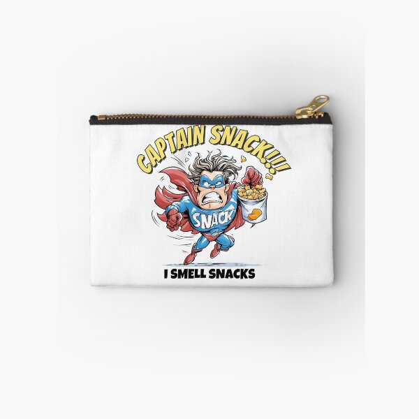 Item preview, Captain Snack Funny Superhero T-Shirt – I Smell Snacks designed and sold by JacekKita.