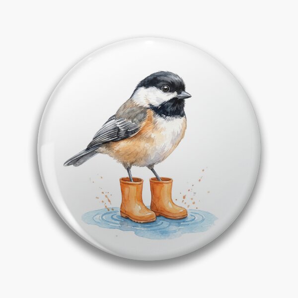 Item preview, Chickadee Orange Rain Boots designed and sold by Roy & Tiffany.
