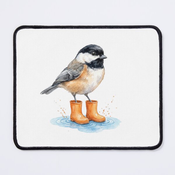 Item preview, Chickadee Orange Rain Boots designed and sold by Roy & Tiffany.
