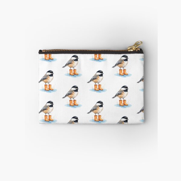 Item preview, Chickadee Orange Rain Boots designed and sold by Tiffany Roy.