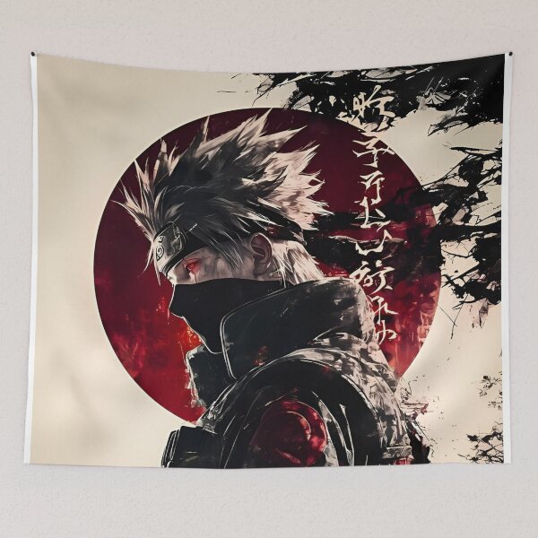Item preview, Kakashi Hatake Dark Shinobi Warrior Anime Japanese Art designed and sold by Dyan4.