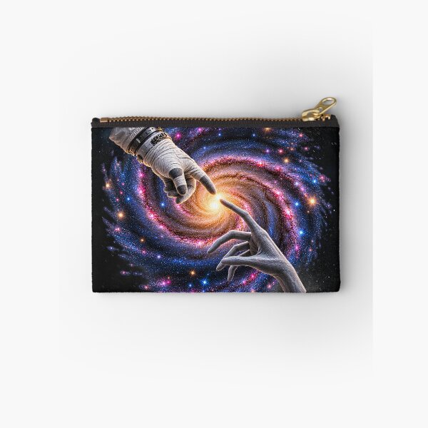 Item preview, Michelangelo Astronaut with Alien Hands Galaxy Space Sci-Fi designed and sold by Genius Geek.