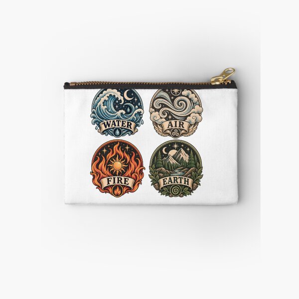Item preview, Four Elements Water Air Fire Earth Vintage Mystical Nature designed and sold by Mr. L.S.