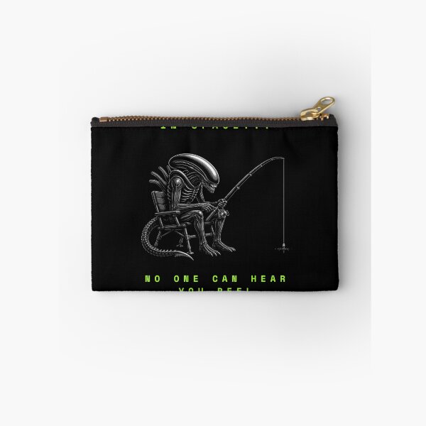 Item preview, In Space No One Can Hear You Reel - Funny Alien Fishing designed and sold by GeekAnglerStore.