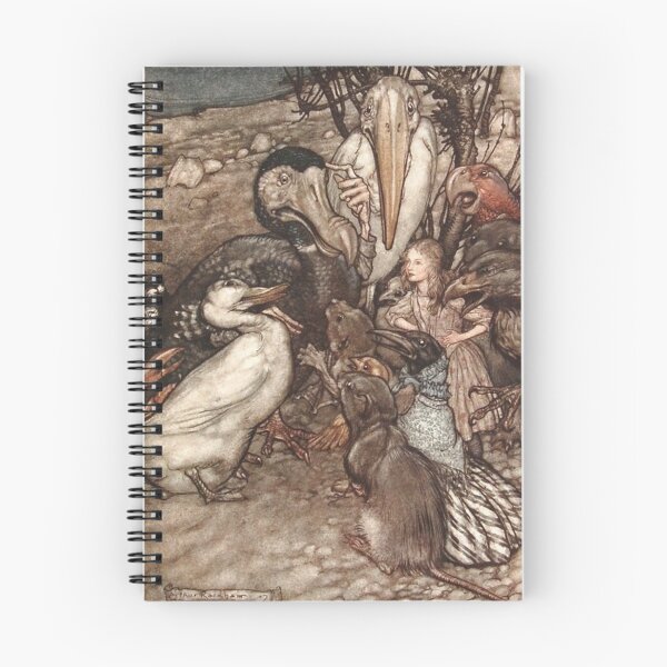 Item preview, Alice in Wonderland scene - Arthur Rackham designed and sold by Vintage Designs +.