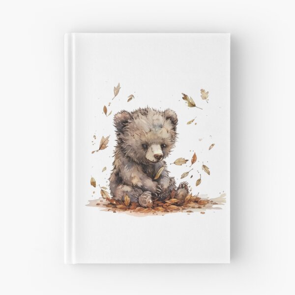 Item preview, Bear Cub | Cute Woodland Animal Watercolor Art designed and sold by Mandayartstudio.