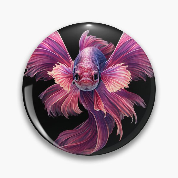 Item preview, Pink Orchid fighting fish designed and sold by Einkstudio.