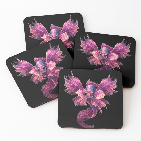 Item preview, Pink Orchid fighting fish designed and sold by Einkstudio.